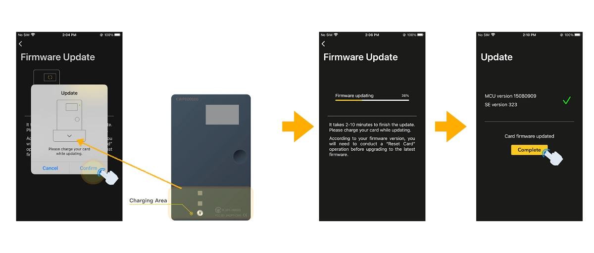 Mise à jour firmware.