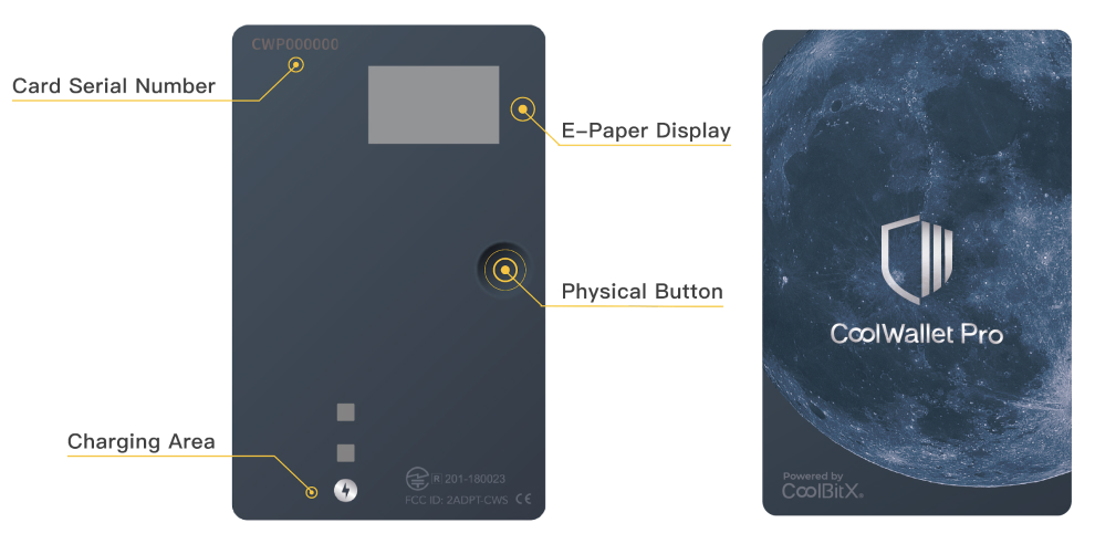 Details sur la CoolWallet Pro