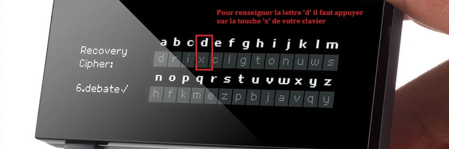 Clavier brouillé de la KeepKey