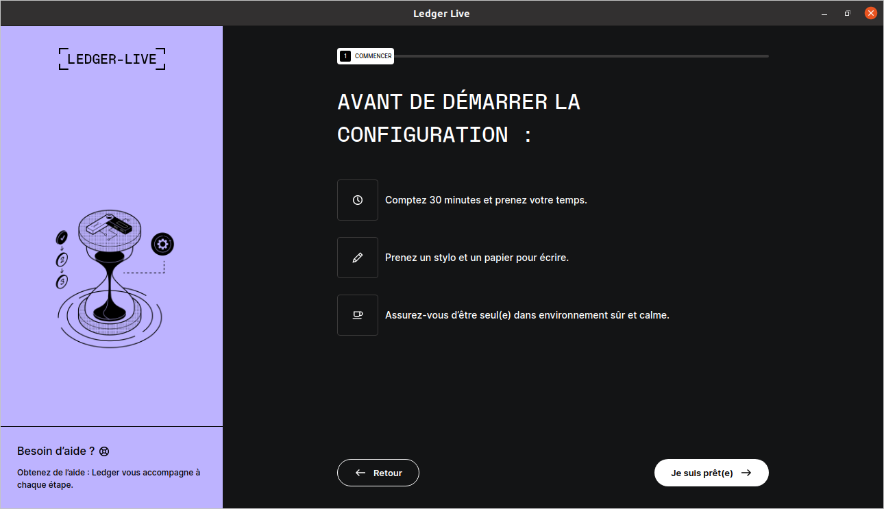 Je suis prêt !