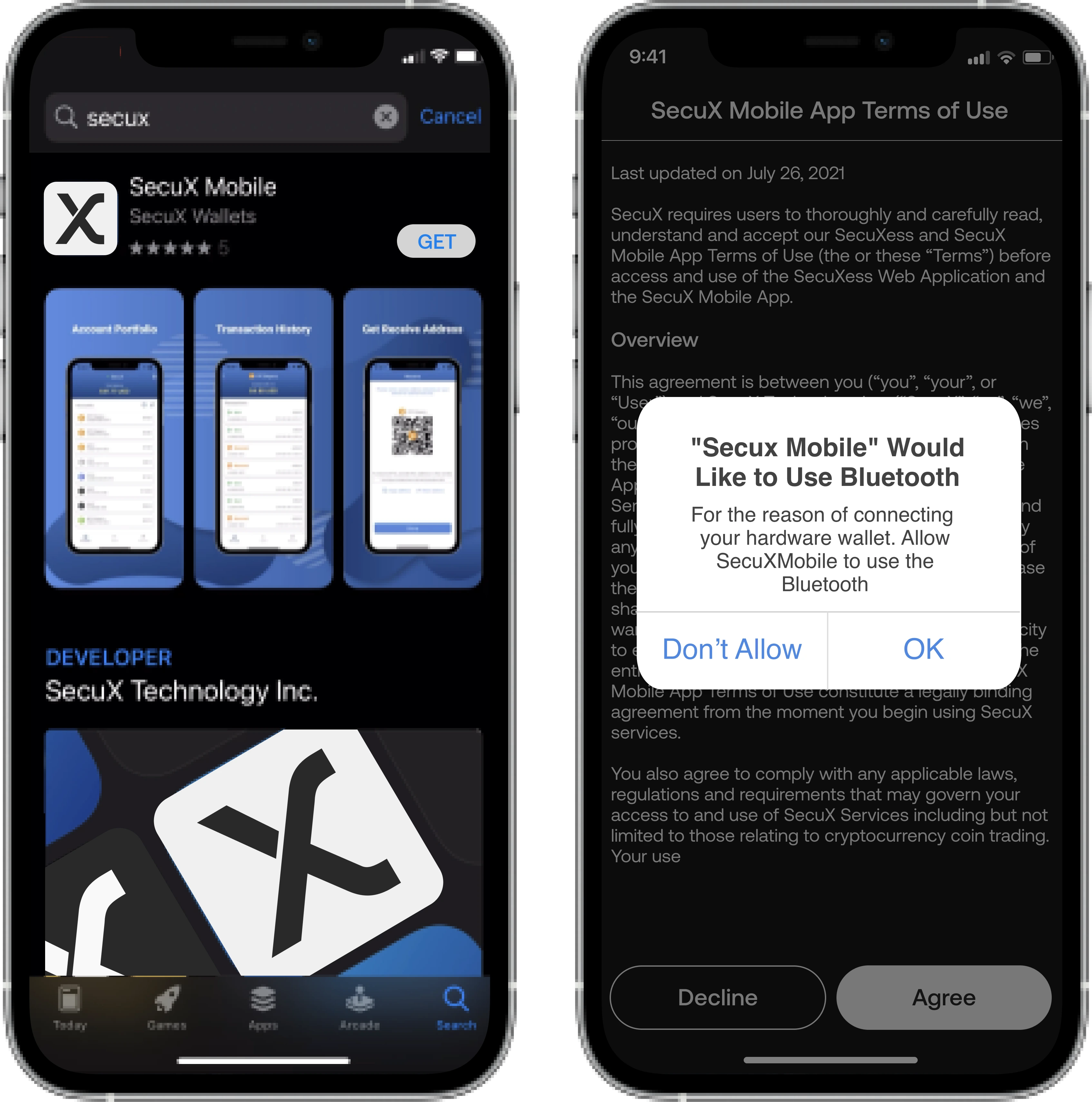 Autoriser communication Bluetooth
