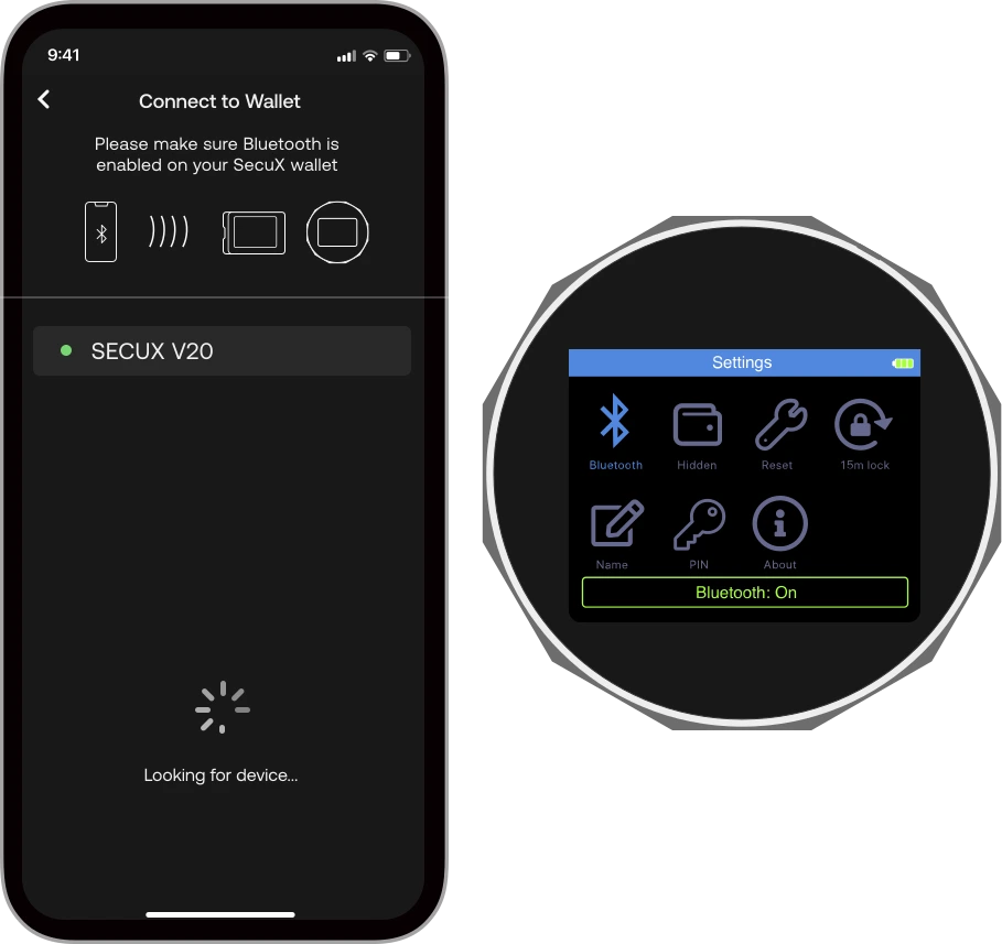 Connexion du wallet