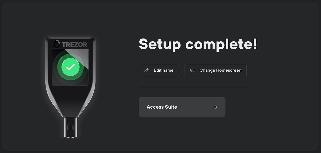 Configuration terminée !